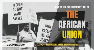 Citing the African Union's Constitutive Act: A Guide
