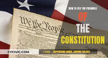 Citing the Constitution's Preamble: A Quick Guide