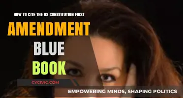 Citing the First Amendment: Blue Book Style
