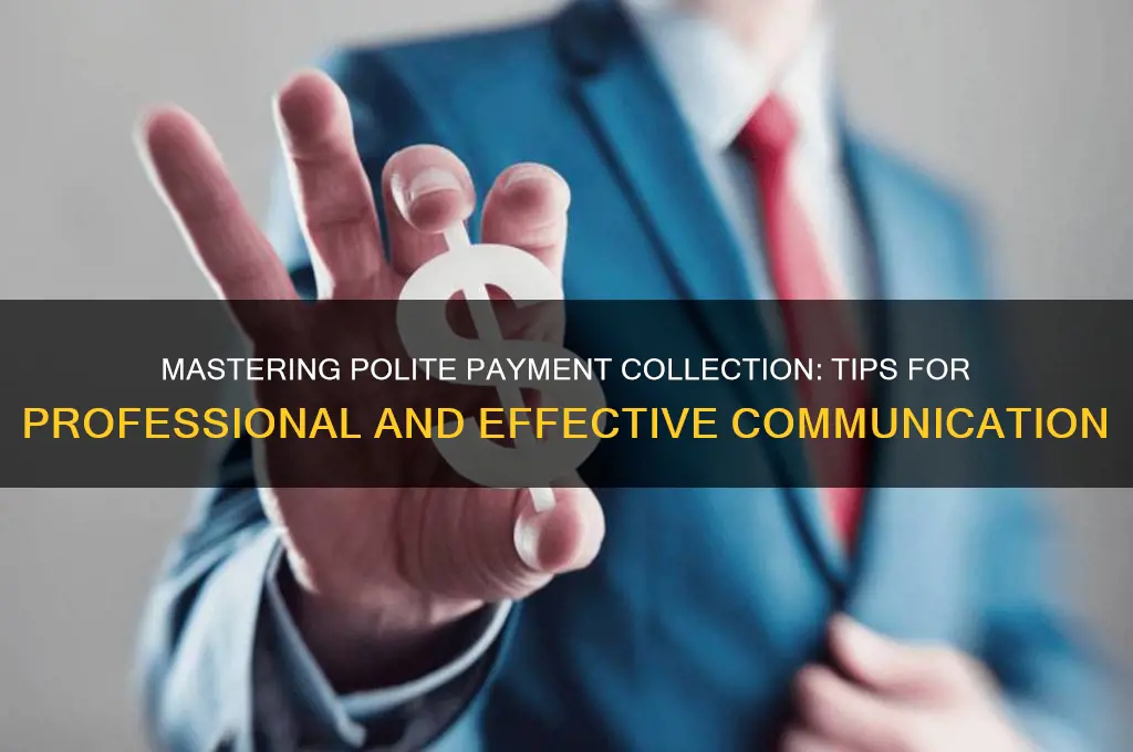 how to collect payment politely