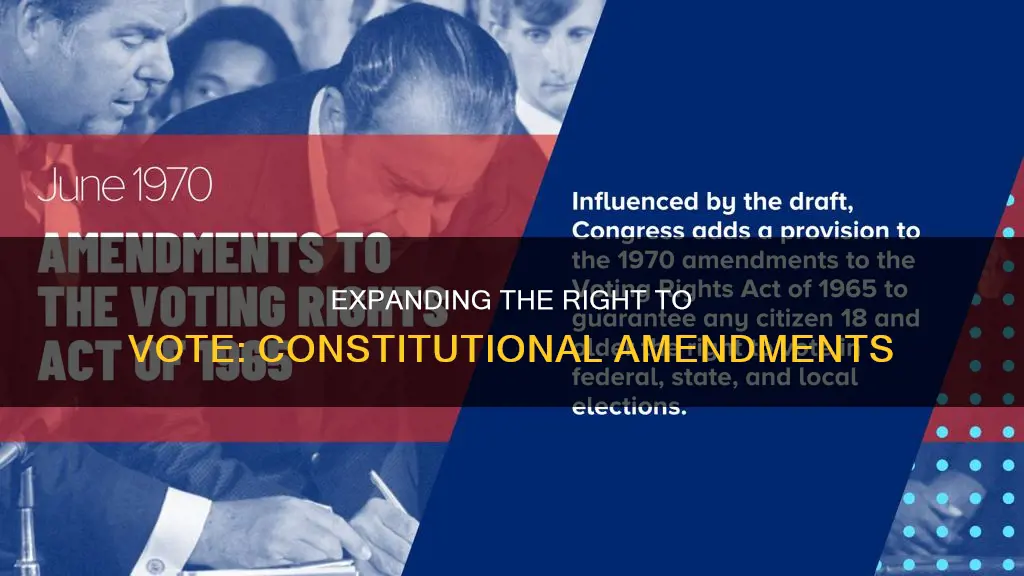 how to constitutional amendment expanded the right to vote