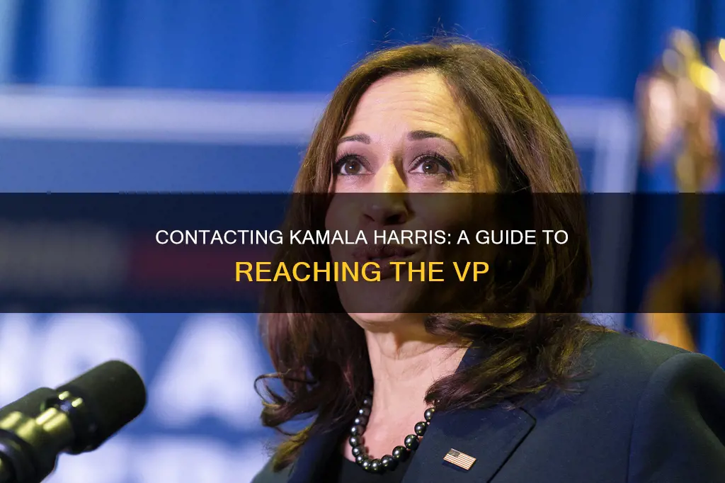 how to contact kamala harris