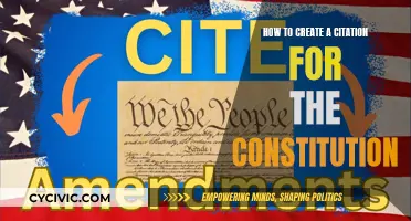 Citing the Constitution: A Quick Guide
