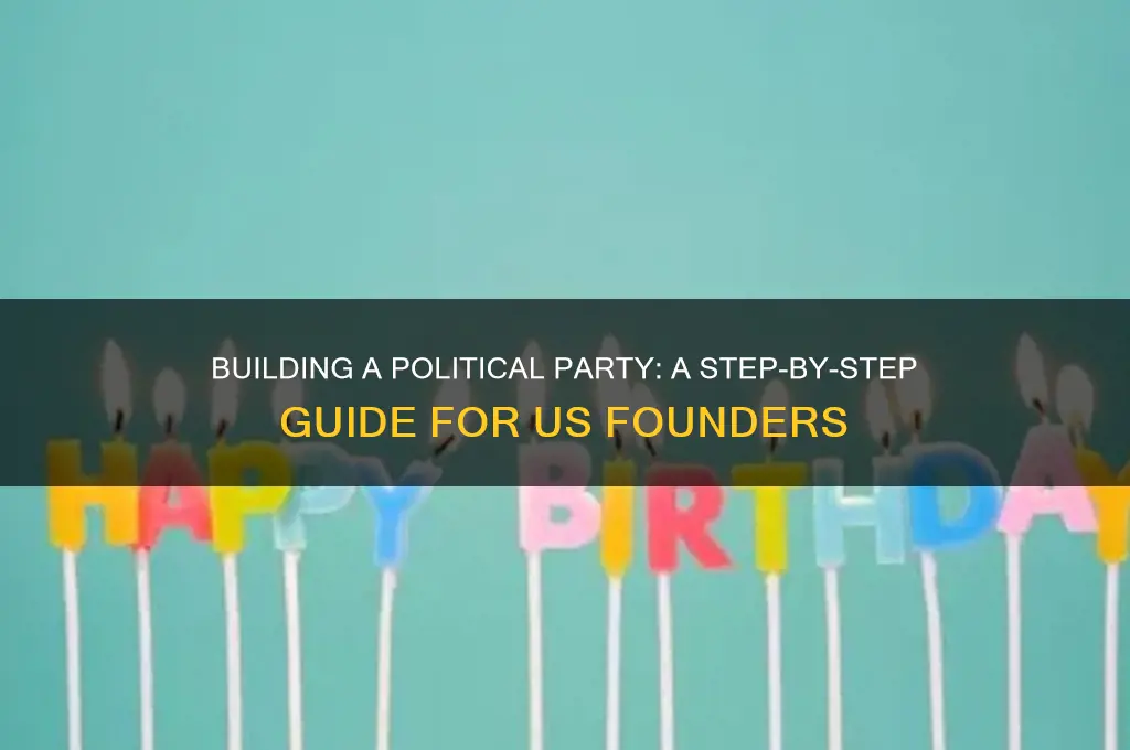 how to create a new political party in the us