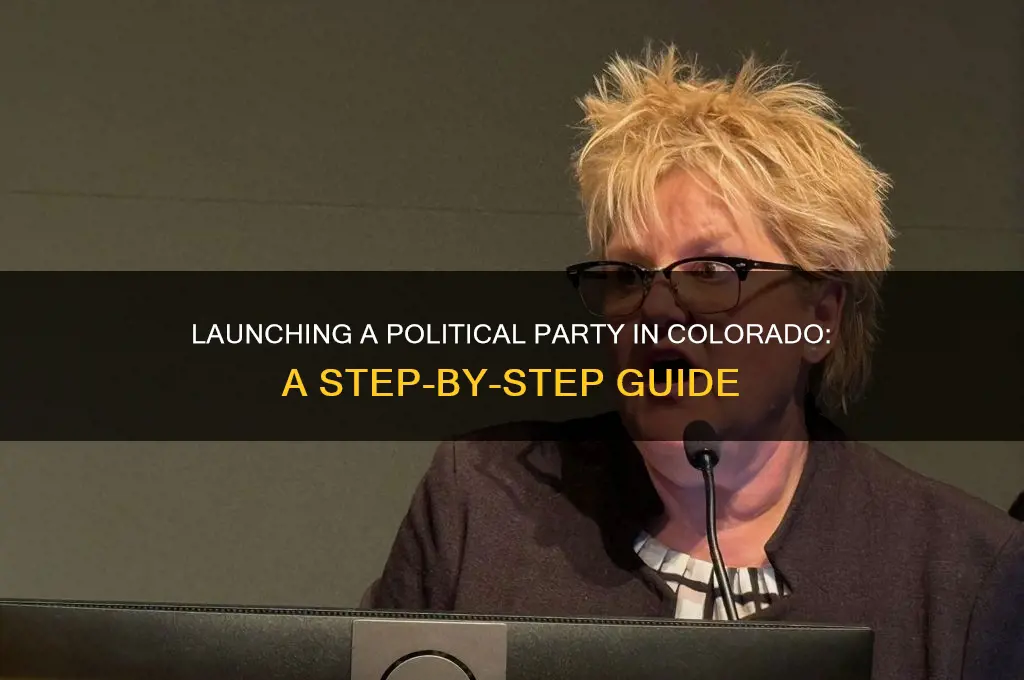 how to create a political party in colorado