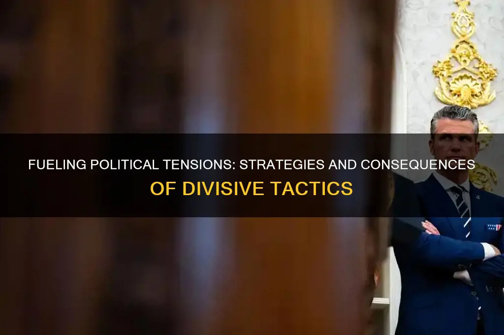 how to create political tension