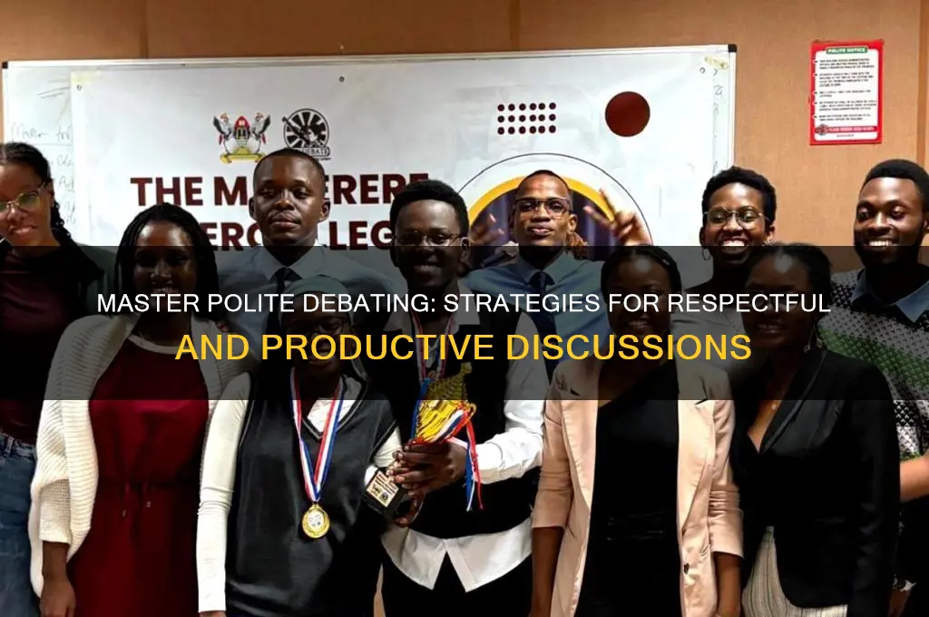 how to debate politely