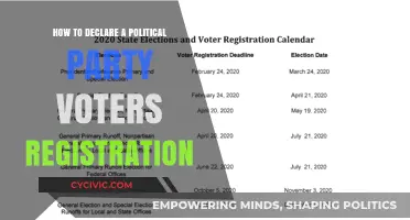 Step-by-Step Guide to Declaring Political Party Voter Registration