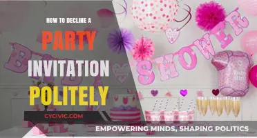 Gracefully Declining Party Invites: Polite Ways to Say No