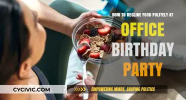 Gracefully Declining Office Birthday Treats: Polite Strategies for Saying No