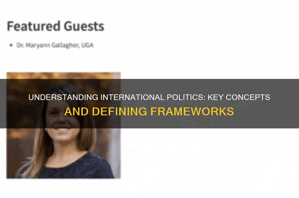 how to define international politics