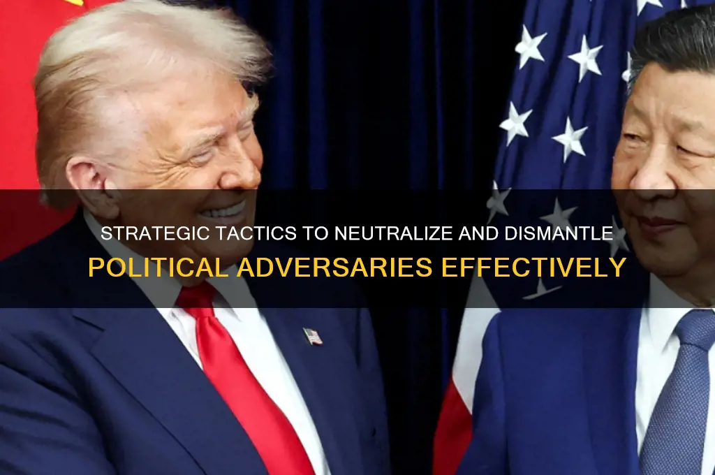 how to destroy political opponant