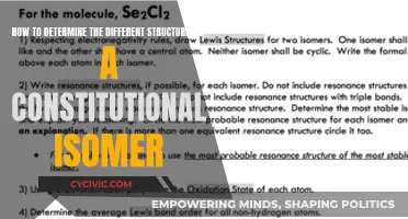Finding Constitutional Isomers: Structure Determination
