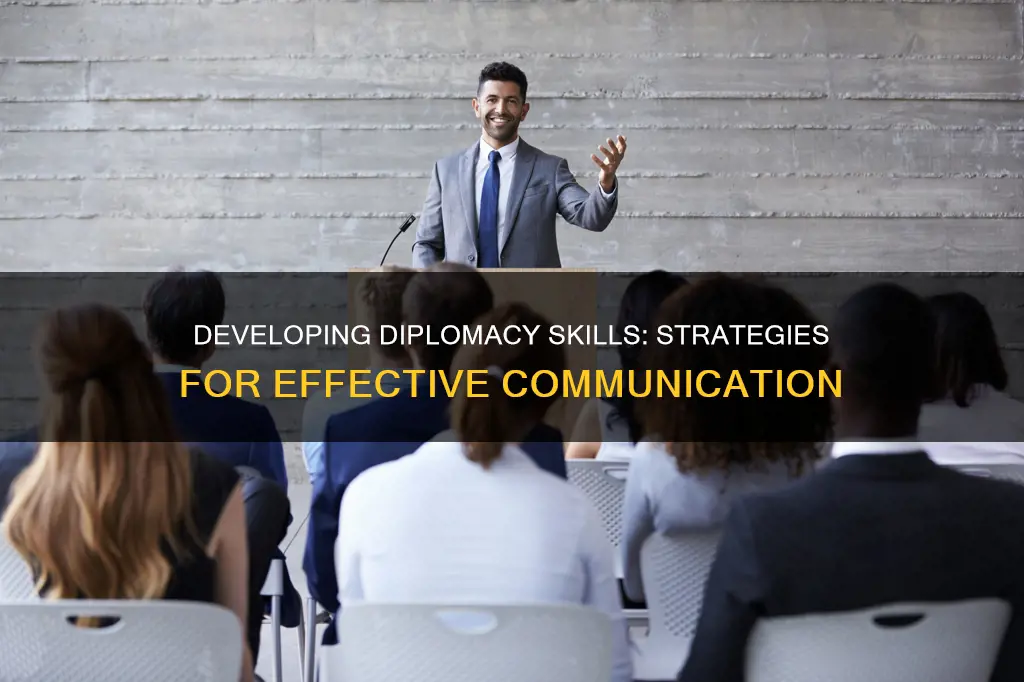 how to develop diplomacy skills