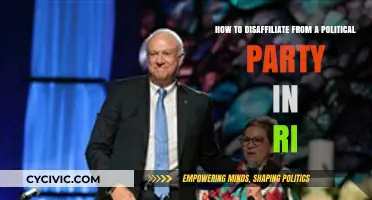 Steps to Disaffiliate from a Political Party in Rhode Island