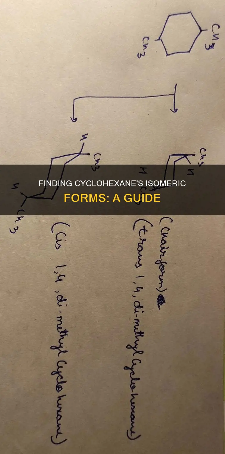 how to do constitutional isomers of a cyclohexane