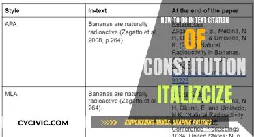 Citing Constitutions: In-Text Style Guide