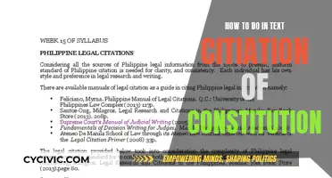 Citing Constitutions: In-Text Style Guide