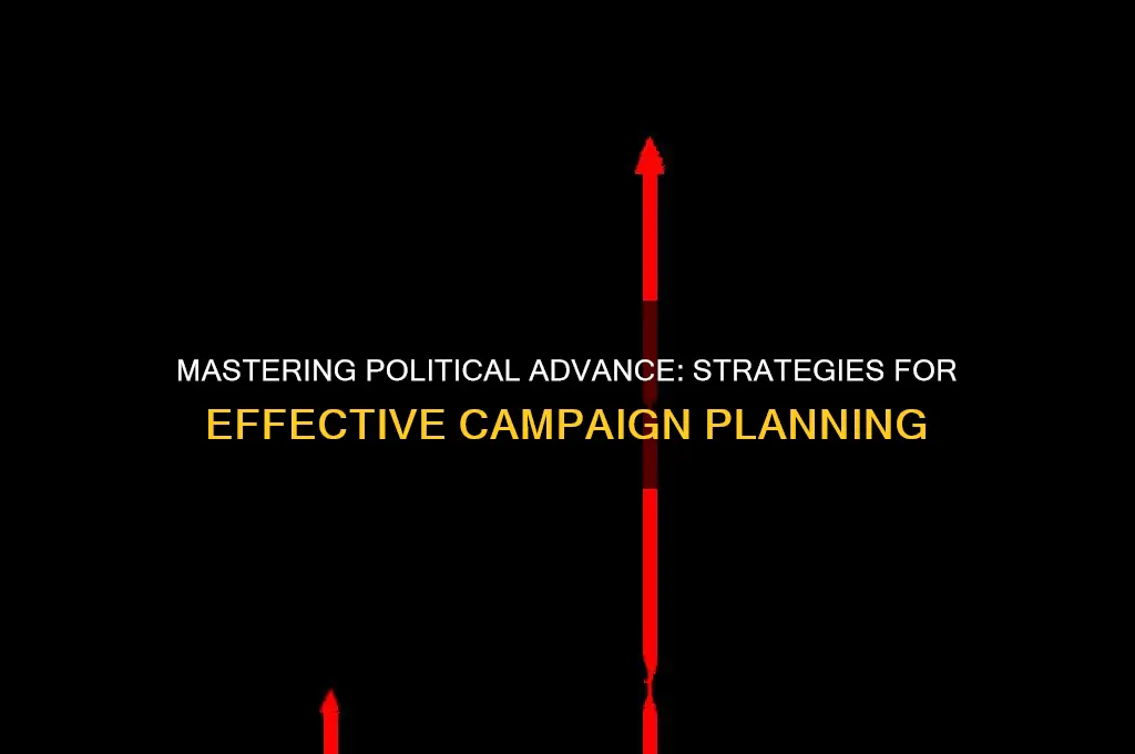 how to do political advance