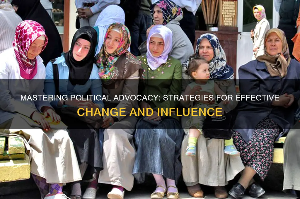 how to do political advocacy