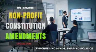 Documenting Non-Profit Constitution Amendments: A Step-by-Step Guide