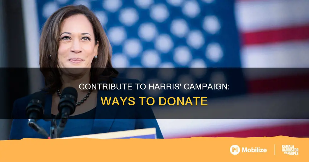 how to donate to harris campain