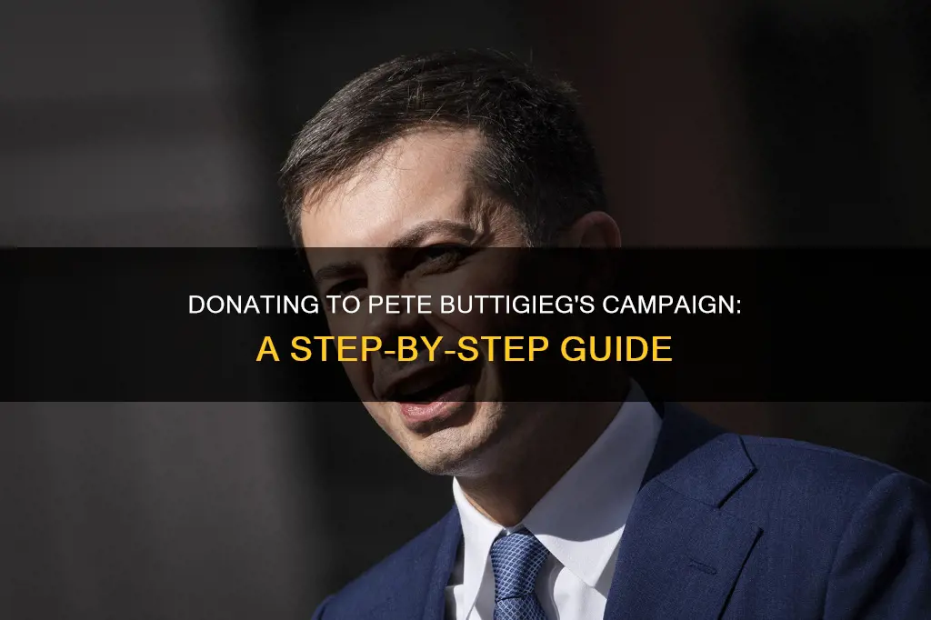 how to donate to political campaign of pete buttigieg