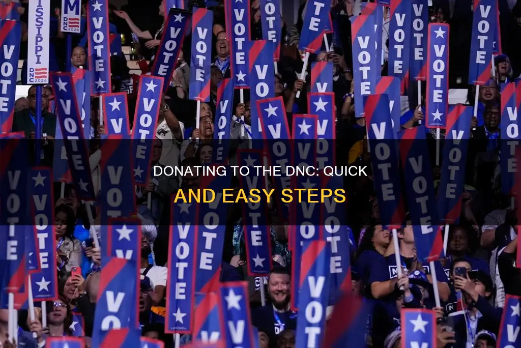 how to donate to the dnc