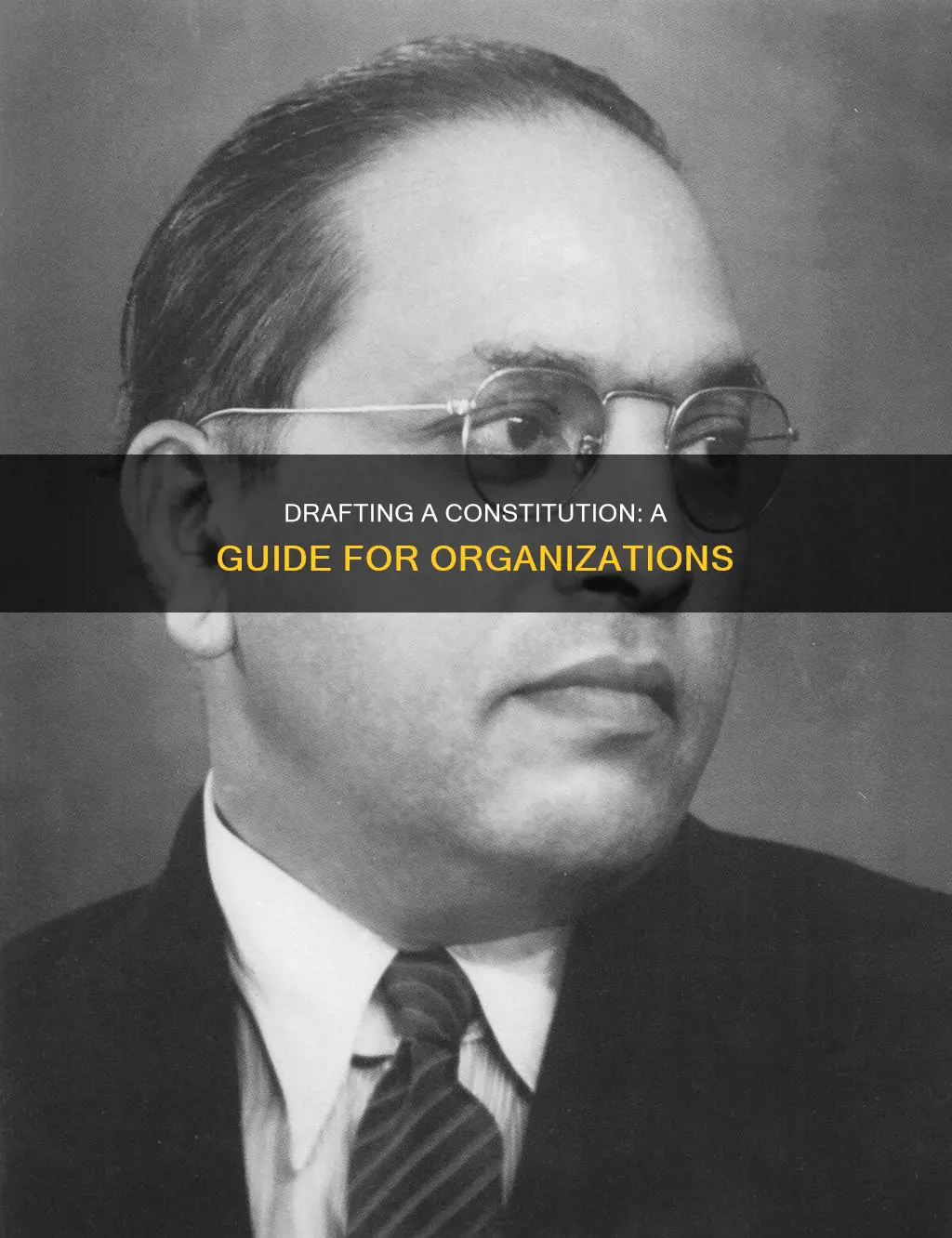 how to draft a constitution for an organisation