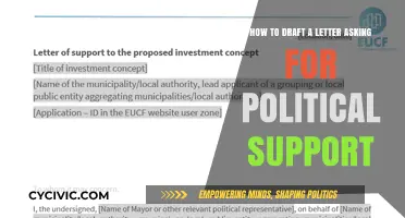 Crafting a Compelling Letter to Garner Political Support