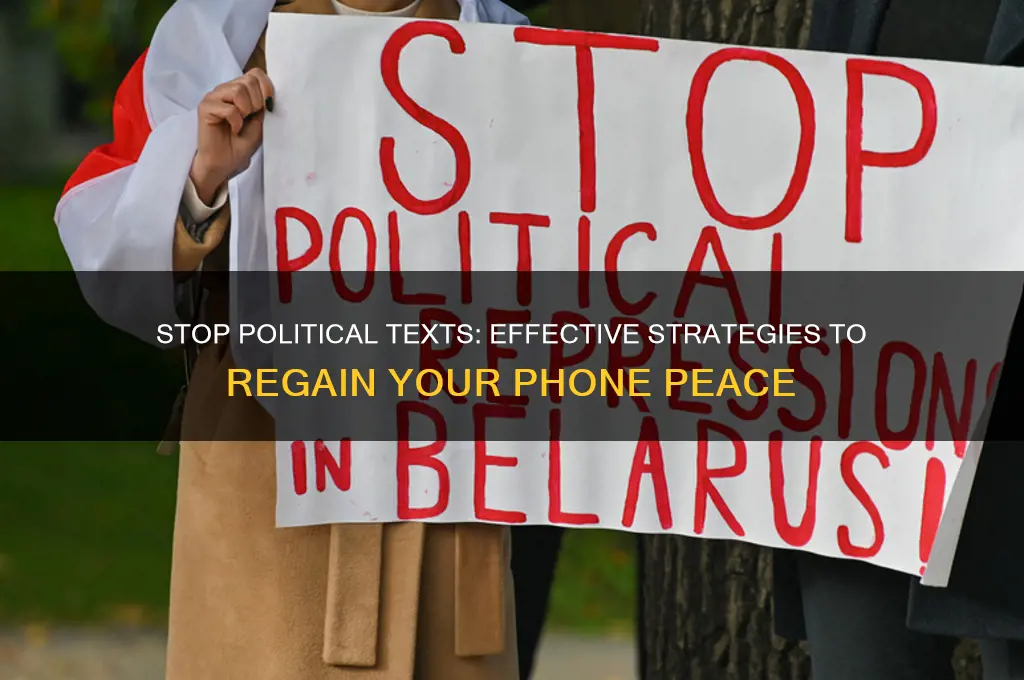 how to eliminate political texts