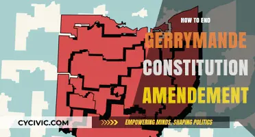 Ending Gerrymandering: Constitutional Amendment Solution