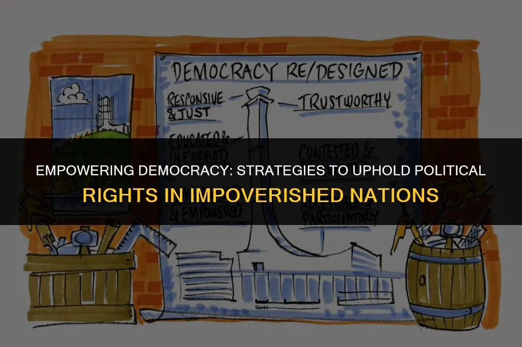 how to ensure political rights in poor countries