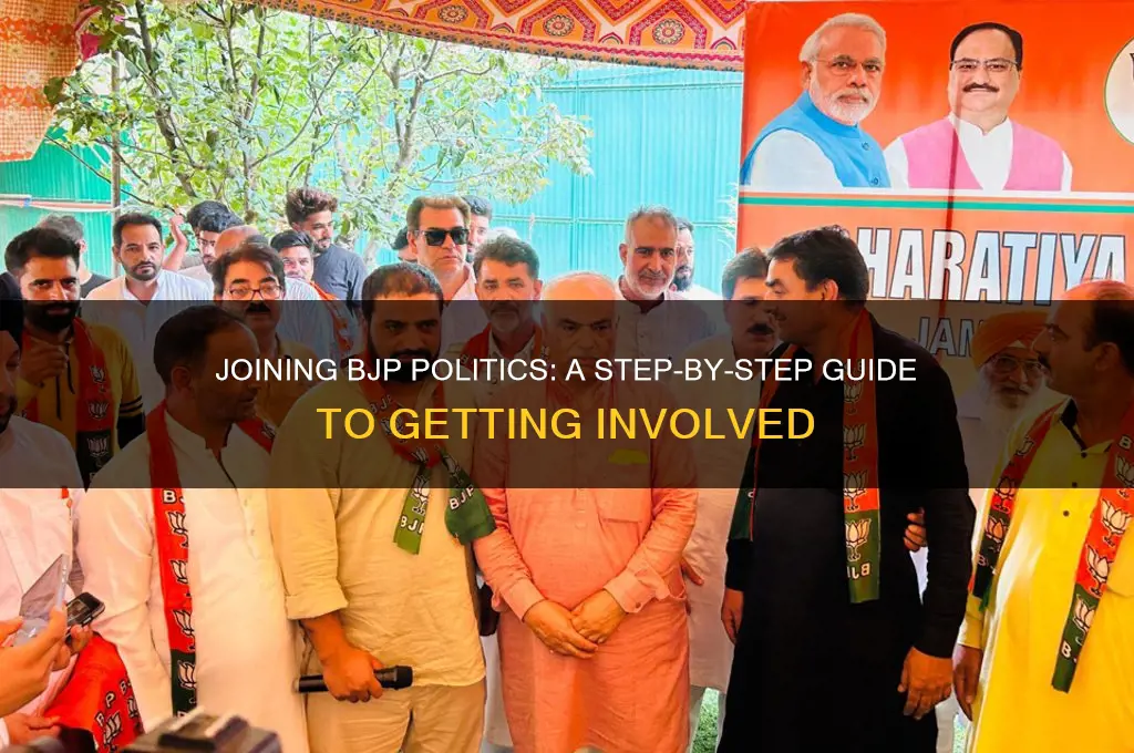how to enter bjp politics