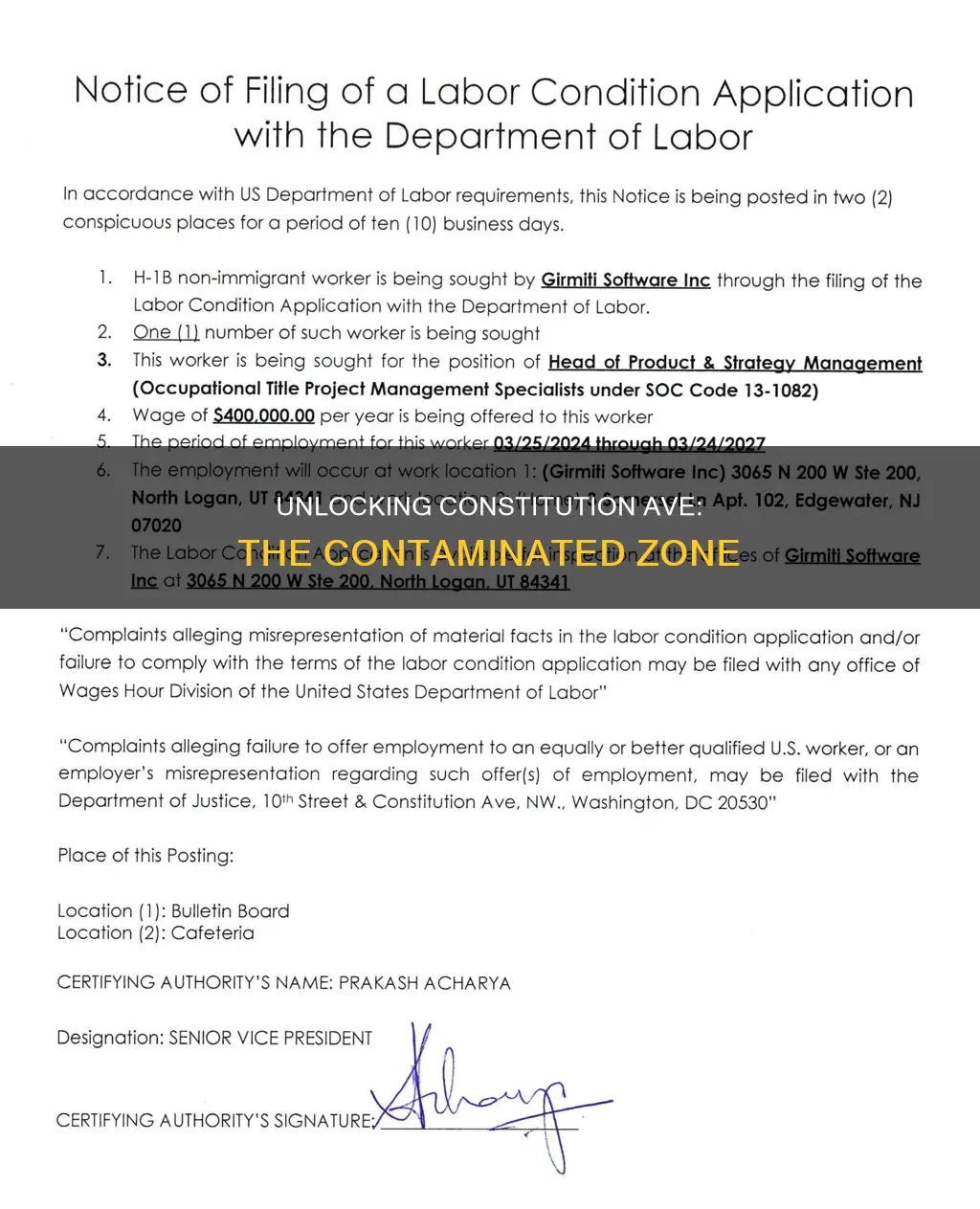 how to enter contaminated zone division 2 constitution ave