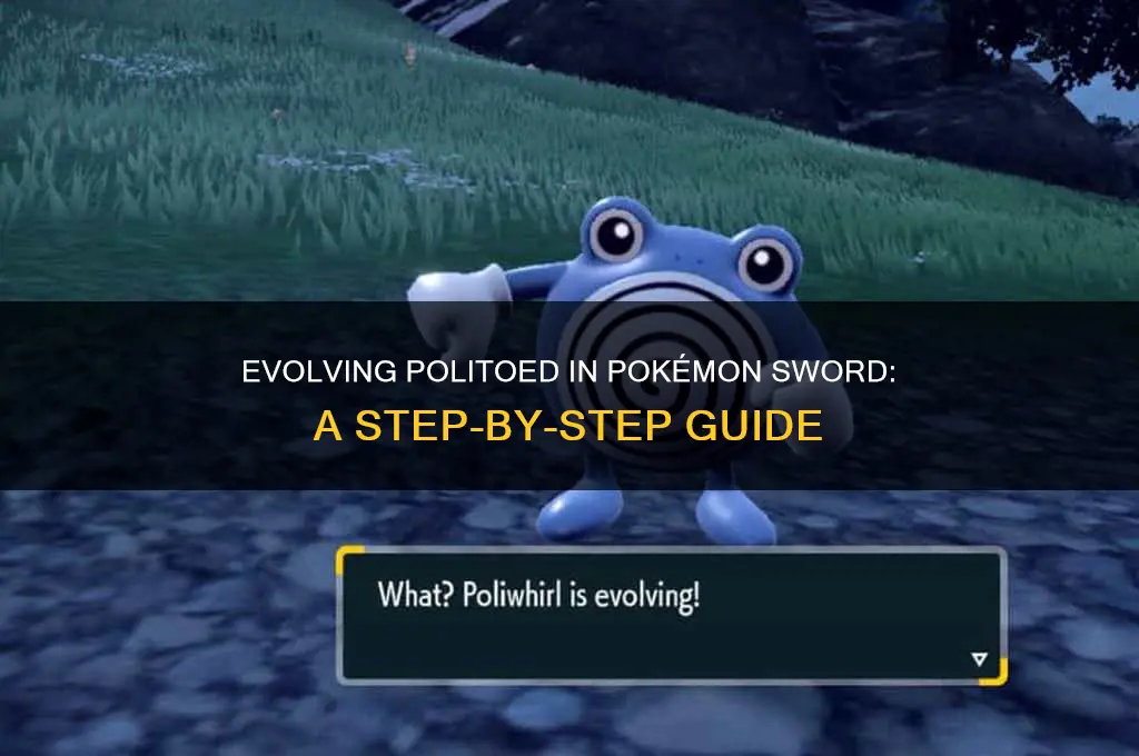 how to evolve politoed sword