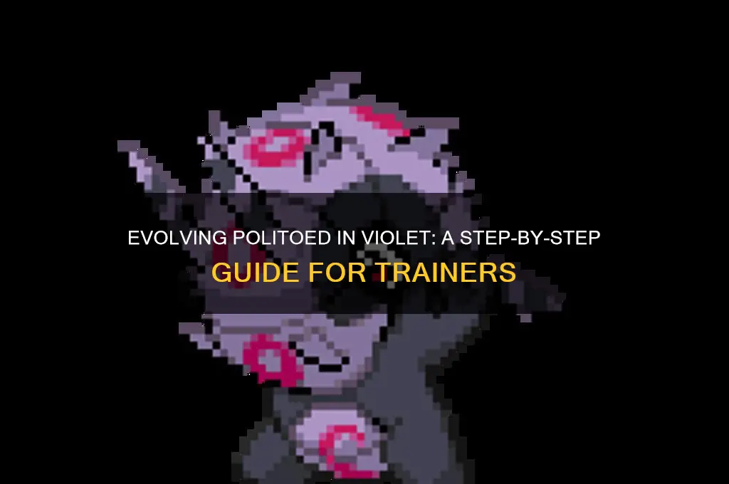 how to evolve politoed violet