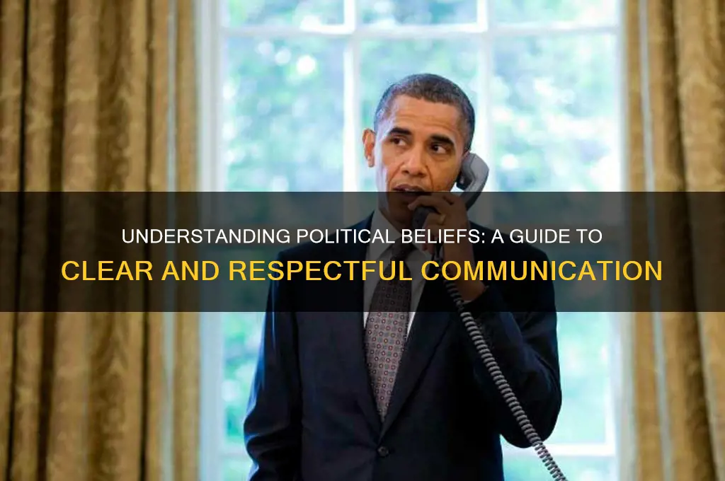 how to explain political belief