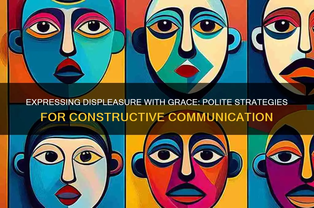 how to express displeasure politely