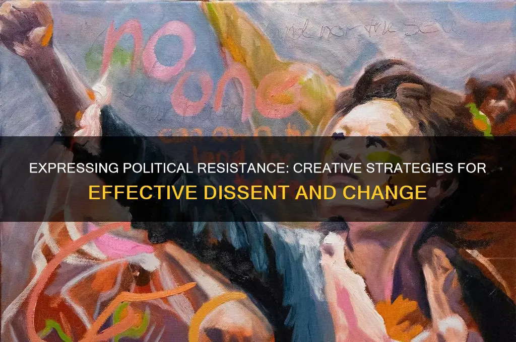 how to express political resistance