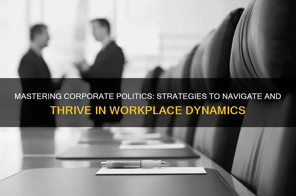 how to fight corporate politics