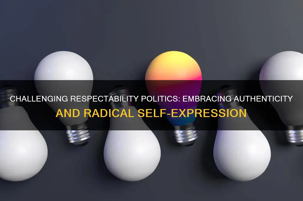 how to fight respectability politics