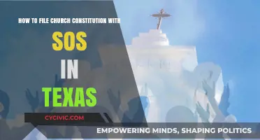 Filing Church Constitution: Texas SOS Requirements