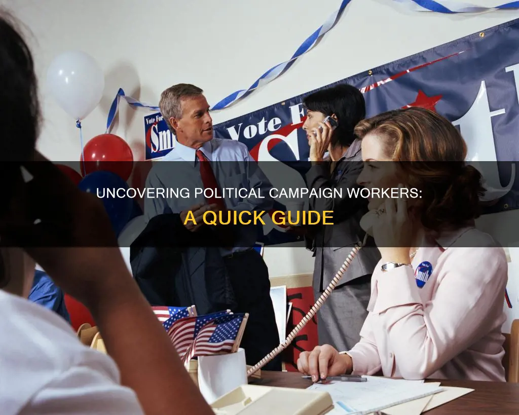 how to find if someone worked on a political campaign