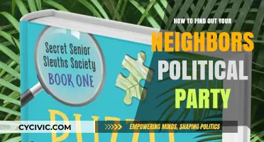 Uncovering Your Neighbor's Political Party: A Guide to Subtle Sleuthing