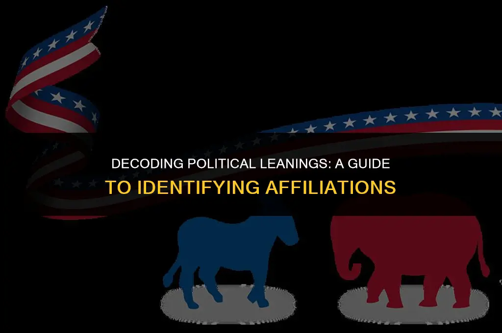 how to find political affiliation