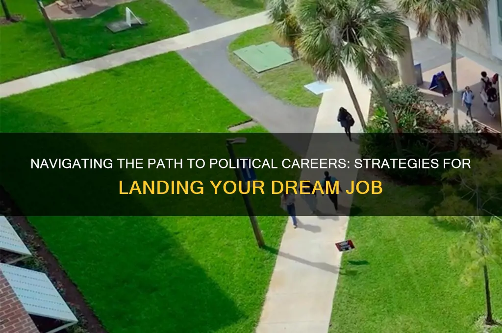 how to find political jobs