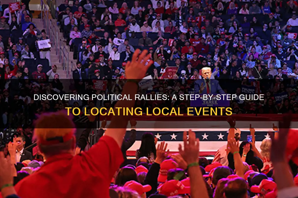 how to find political rallies