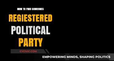 How to Easily Find Someone's Registered Political Party Affiliation