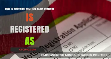 Discovering Political Affiliations: How to Find Someone's Registered Party